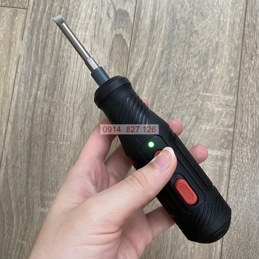 Bộ tua vít pin KAPUSI K-6222 20 đầu vít thay thế, pin sạc cao cấp cổng type C