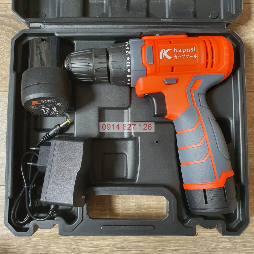 Pin 12v K-00001 Kapusi Lắp vừa cho dòng máy khoan 12V kapusi và 1 số dòng máy thông dụng