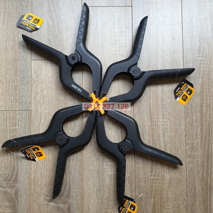 Kẹp gỗ lò xo hãng Tolsen cao cấp cỡ  9 inch, bảo hành 12 tháng diy-vietnam