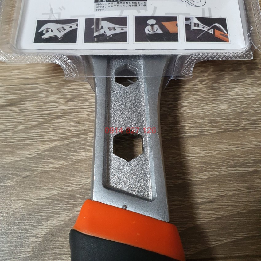 Mỏ lết bọc cao su cao cấp hãng Kapusi Nhật Bản đủ cỡ từ 8-10-12 inch