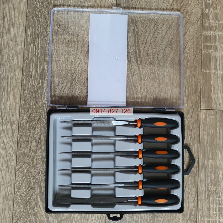 Bộ dũa 6 cái hãng KAPUSI Japan K-3898, dài 140mm, chất liệu hợp kim cao cấp, Bh 12 tháng diy-vietnam