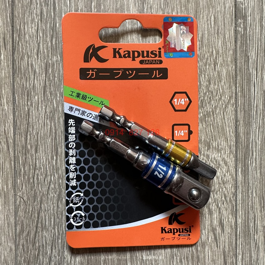 Bộ 2 đầu chuyển vặn khẩu hãng KAPUSI K-7842