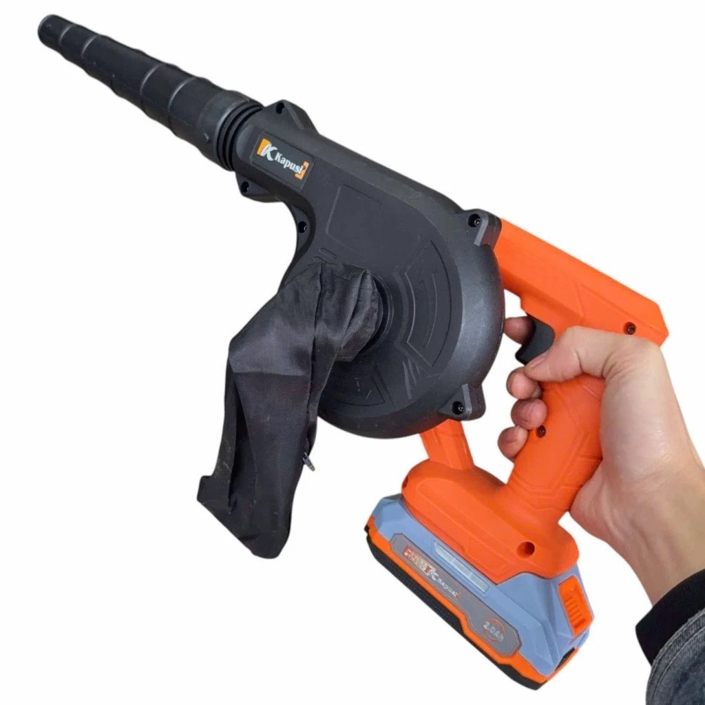 Máy Thổi Hút Bụi Pin 21V Kapusi K-00094 – 2 Chức Năng Thổi & Hút, Motor Lõi Đồng, Nhẹ Gọn Dễ Dùng, Bh 12 tháng