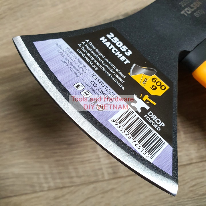 Búa Rìu đi phượt cao cấp hãng Tolsen, cứu hộ, làm vườn, chặt cây, bổ củi