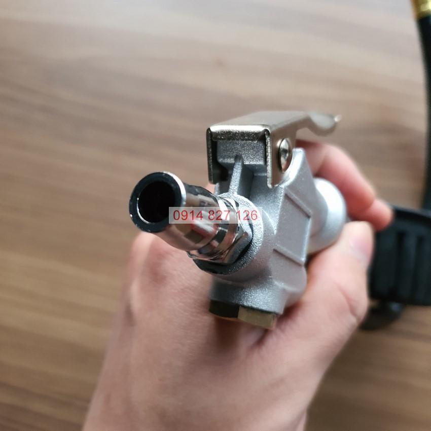 Bơm lốp cao cấp khí nén KAPUSI K-1091 3 chức năng, đồng hồ đo áp suất, đầu bơm 2 đầu tiện lợi
