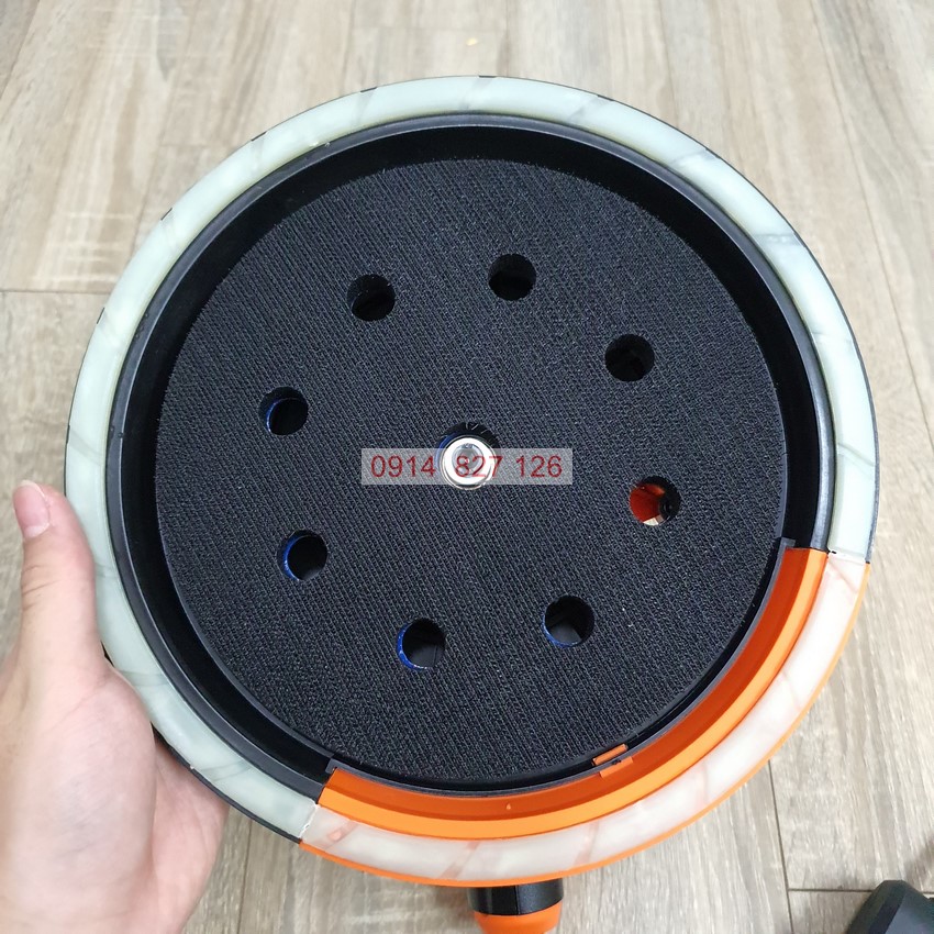 Máy chà nhám K-00096 KAPUSI, 850W vận hành bền bỉ, liên tục, khỏe, có túi hút bụi