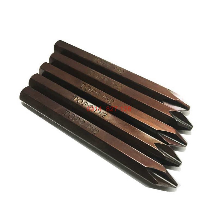 Bộ mũi vít đóng hãng KAPUSI K-7165 bake Ph2 đầu tù K-7165