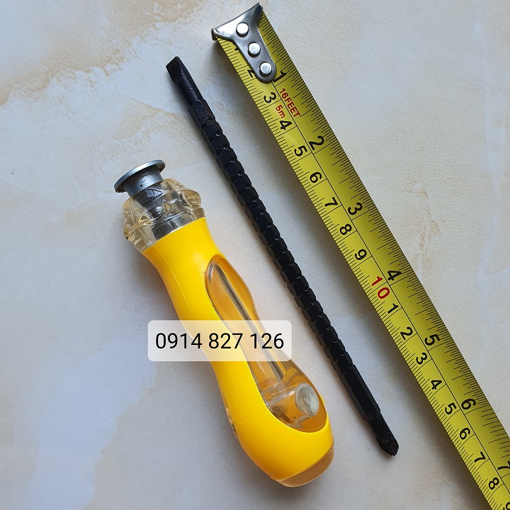 Tô vít nấc 2 đầu - Tua vít đổi đầu nhiều nấc thay đổi chiều dài linh hoạt