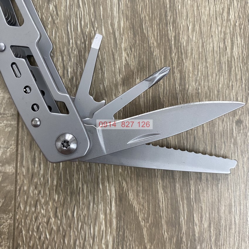 Kìm đa năng 9in1 KAPUSI K-9508, gấp gọn tiện lợi hợp kim thép bền đẹp