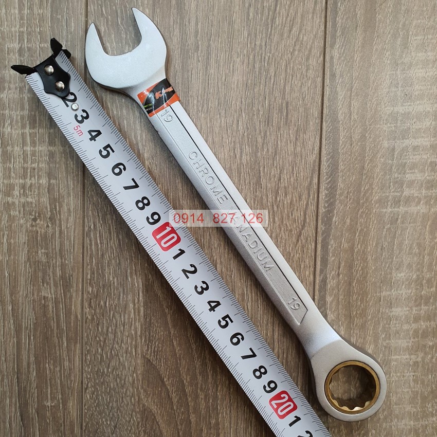 Cờ lê tự động KAPUSI Japan 8-19mm thép CR-V, bánh cóc 72 răng, vòng miệng 360, Bh 12 tháng Kouritsu Official Store