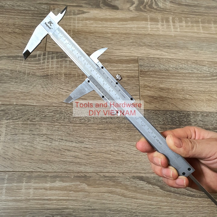 Thước kẹp cao cấp hãng Kapusi K-0121 LOẠI 1, Chiều dài 200mm, Bảo hành 12 tháng