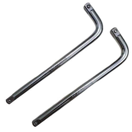 Tay Vặn Chữ L 1/2 Inch KOURITSU Dài 25cm (10 Inch) - Cần Siết Khẩu L 1/2 Thép Cr-V Cao Cấp Thiết Kế 2 Đầu Bi, BH 12 Tháng