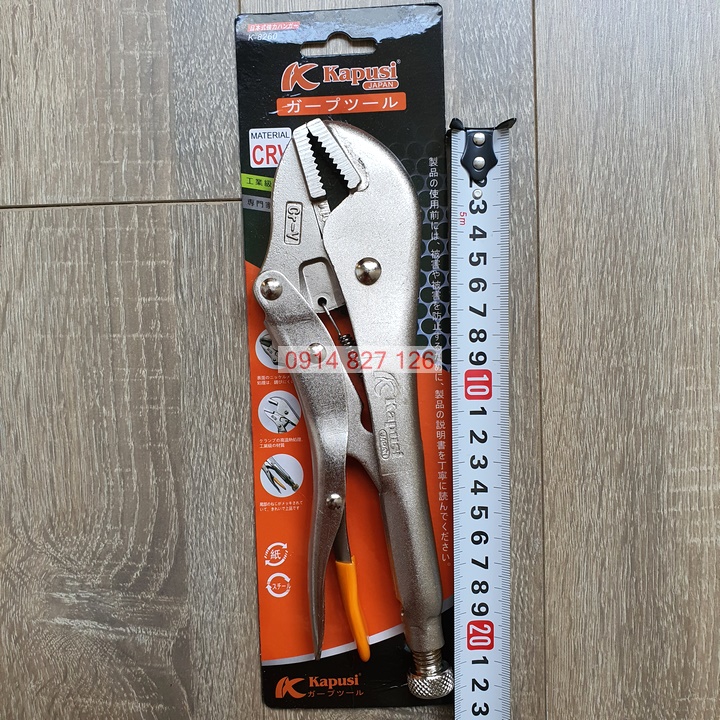 Kìm chết miệng tam giác hãng Kapusi K-8260, kích thước 10 inch (25cm)