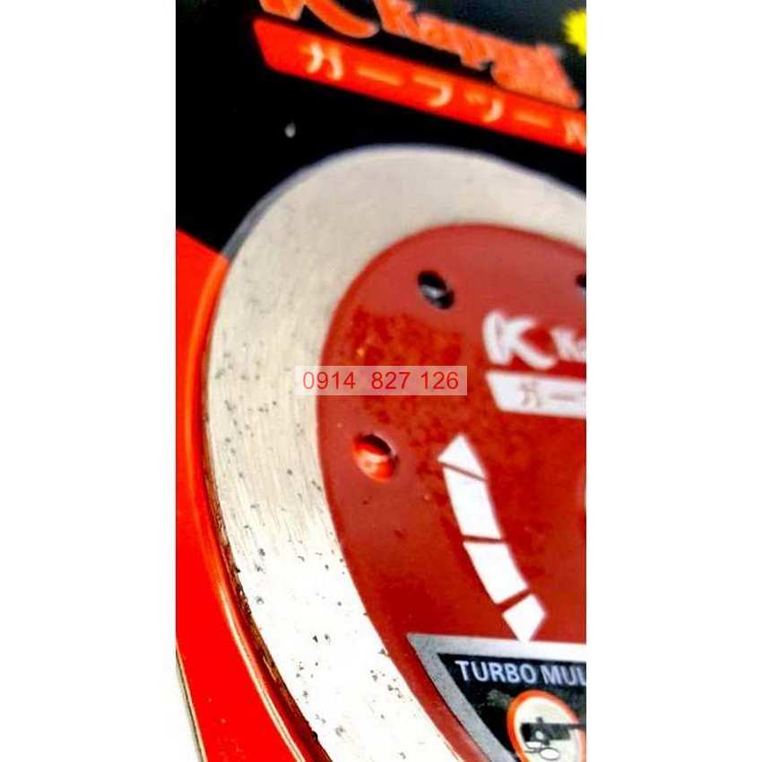 Đá cắt gạch 1 tấc K-8861, K-8860 KAPUSI, Lưỡi răng thưa và răng liền siêu sắc thép không gỉ