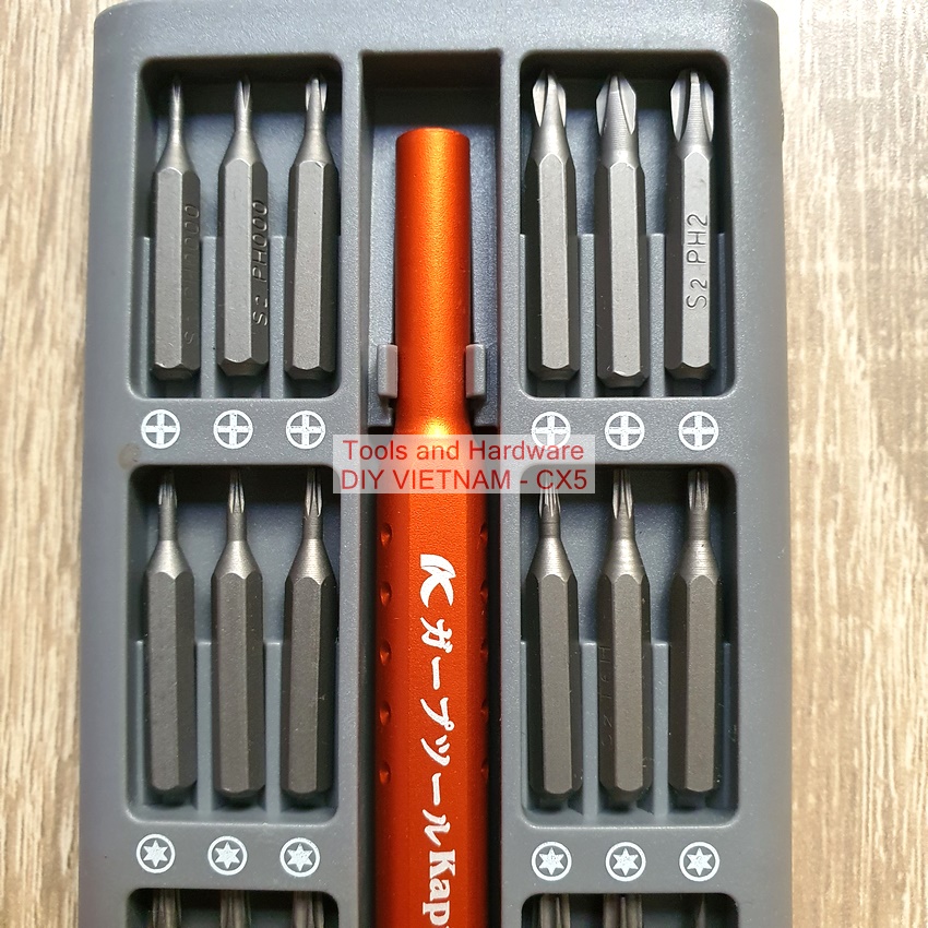 Bộ Tua Vít Đa Năng hãng Kapusi K-6048 48 chi tiết đầu vít, chuyên sửa điện thoại...