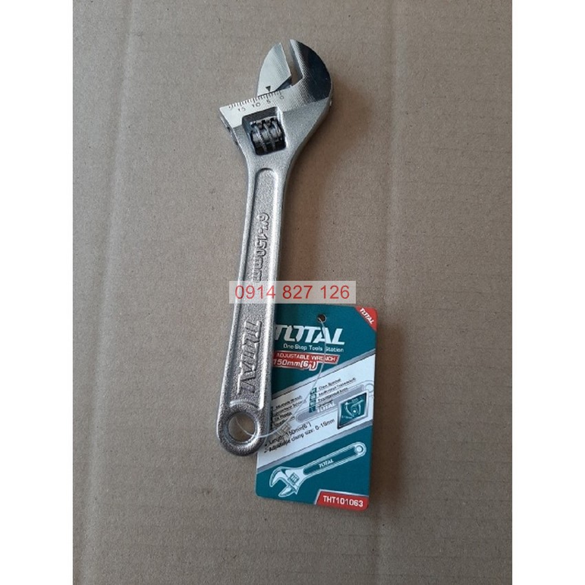 Mỏ lết TOTAL THT101063 đủ size Cờ lê thép Cr-V siêu cứng chống rỉ