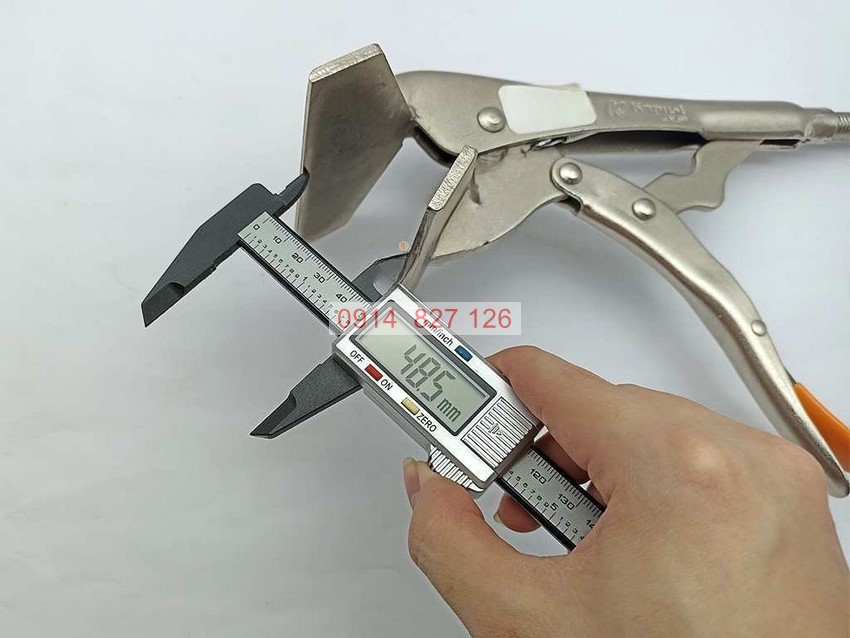 Kìm chết mỏ dẹt KAPUSI K-8273 10inch - 250mm, hợp kim cao cấp, chống gỉ
