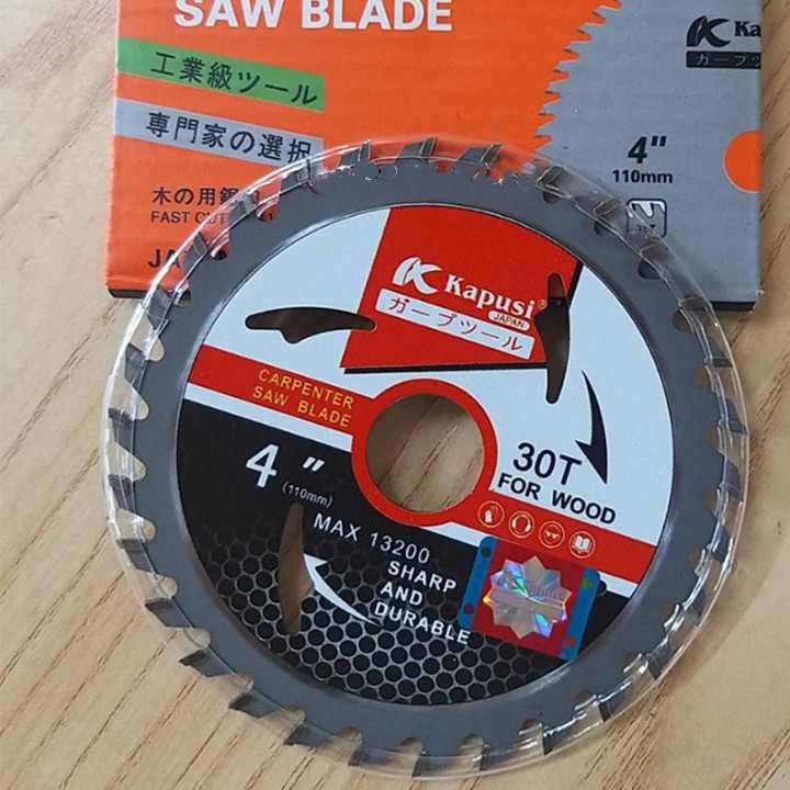 Lưỡi cưa đĩa cắt gỗ KAPUSI K-3812 và K-3813 đường kính 250mm, số răng 40-60, hợp kim