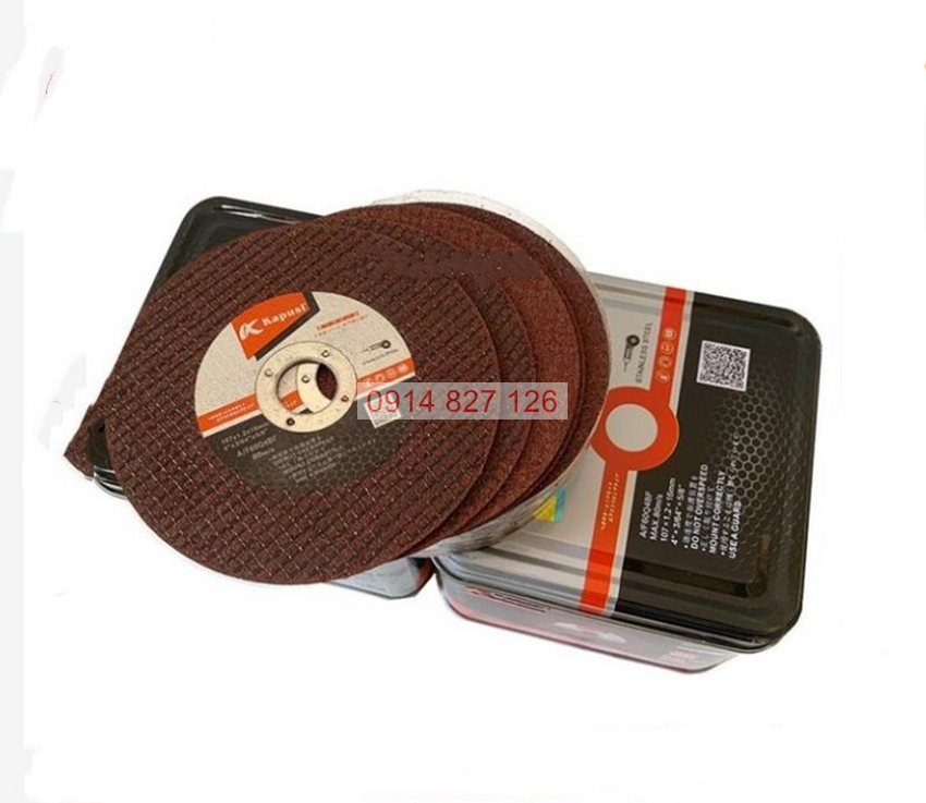 Hộp 50 viên đá cắt sắt phi 107mm KAPUSI Nhật Bản cao cấp, dày 1.2mm, Bh 12 tháng diy-vietnam