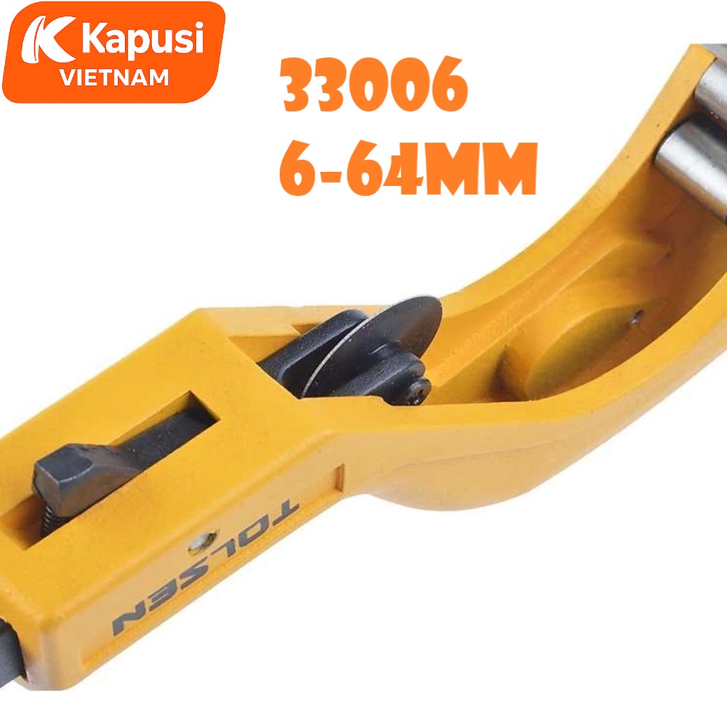 Dụng Cụ Cắt Ống Kim Loại Tolsen 33006 (6mm - 64mm) - Dụng Cụ Cắt Ống Công Nghiệp Hợp Kim Kẽm Cao Cấp, BH 12 tháng