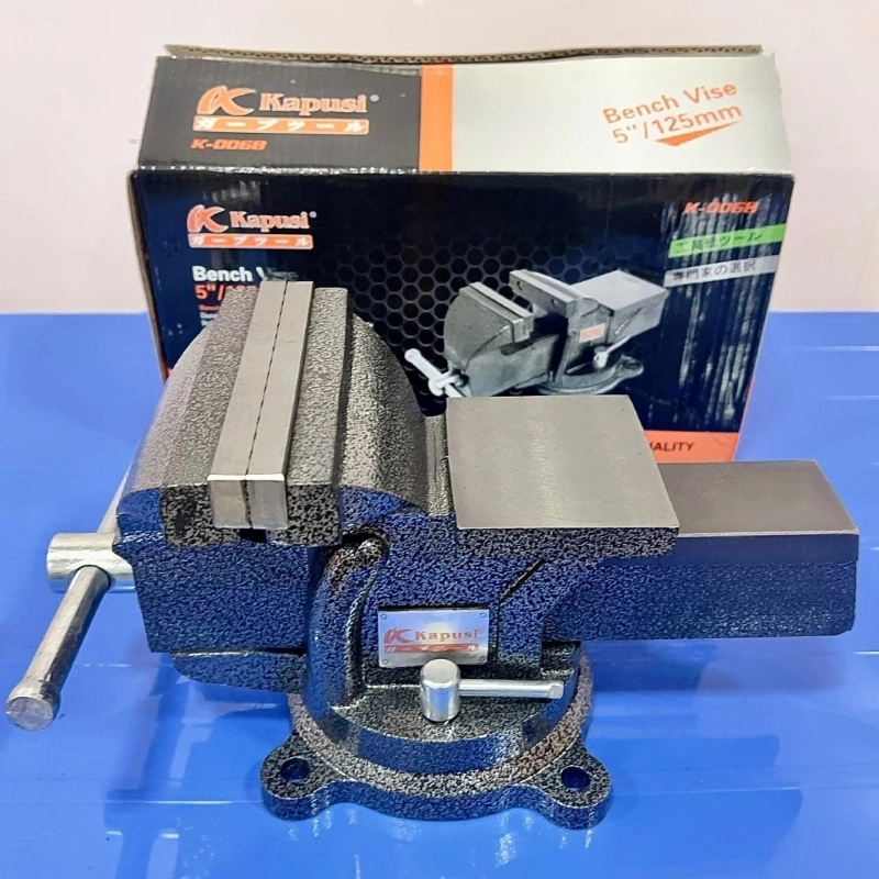 Ê Tô Bàn Nguội Kapusi Đa kích cỡ 8-10inch, Mâm Xoay 360°, Kẹp Chắc, Cứng Cáp, Bền Bỉ Cho Cơ Khí, Bh 12 tháng