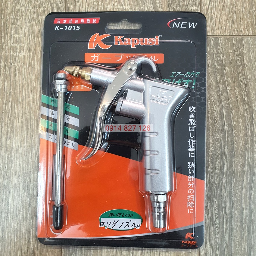 Xì khô inox K-1016 Kapusi hợp kim kèm đầu dài 1/4 inch