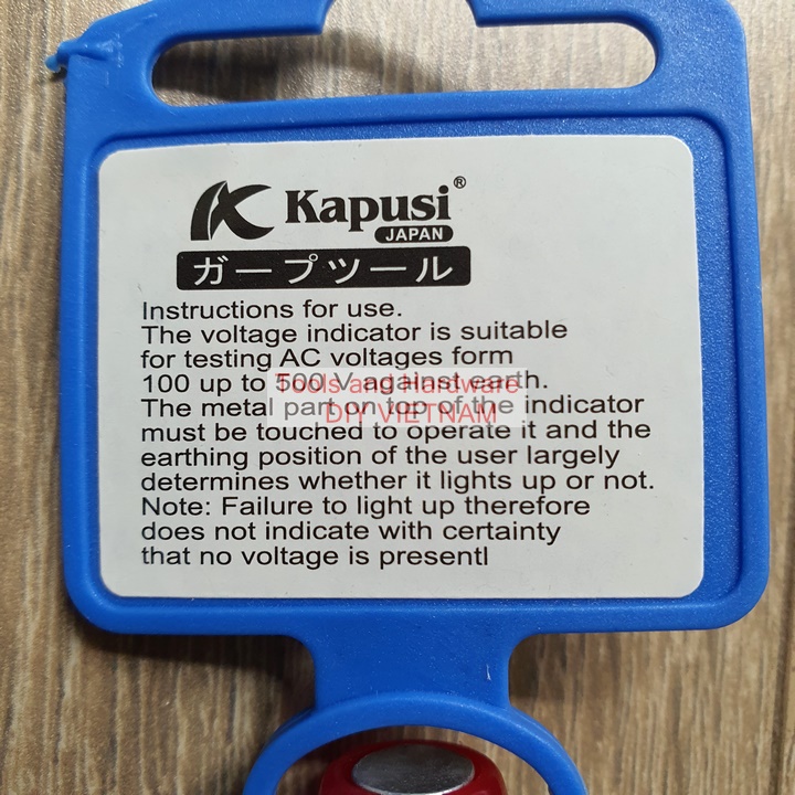 Tô vít thử điện hãng Kapusi K-9065 đã kiểm định chất lượng