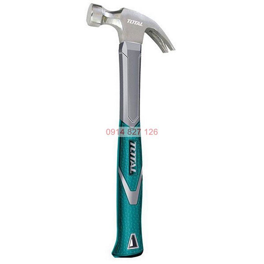 Búa đóng nhổ đinh TOTAL 220g 450g búa cầm tay mini chất liệu thép cr-v siêu cứng