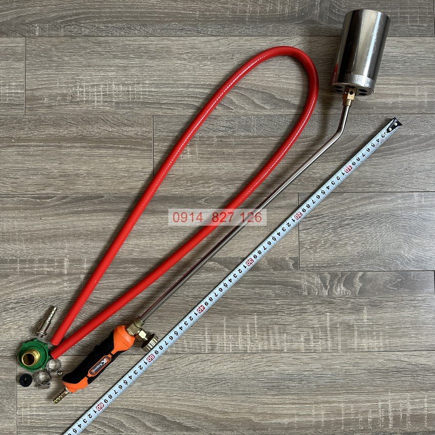 Khò ga công nghiệp KAPUSI Japan cán dài 500-650mm K-2088 K-2090, khò mạ chrome siêu bền