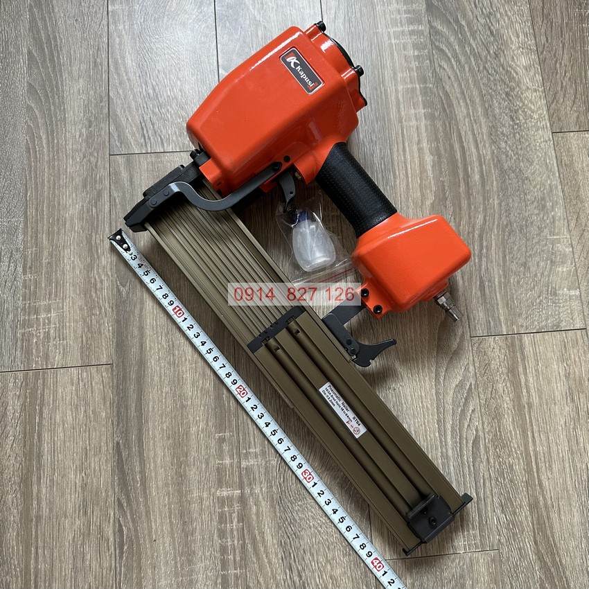 Máy bắn đinh bê tông chữ U dùng hơi KAPUSI Japan, cỡ đinh 18-64mm tốc độ bắn nhanh, Bh12 tháng diy-vietnam