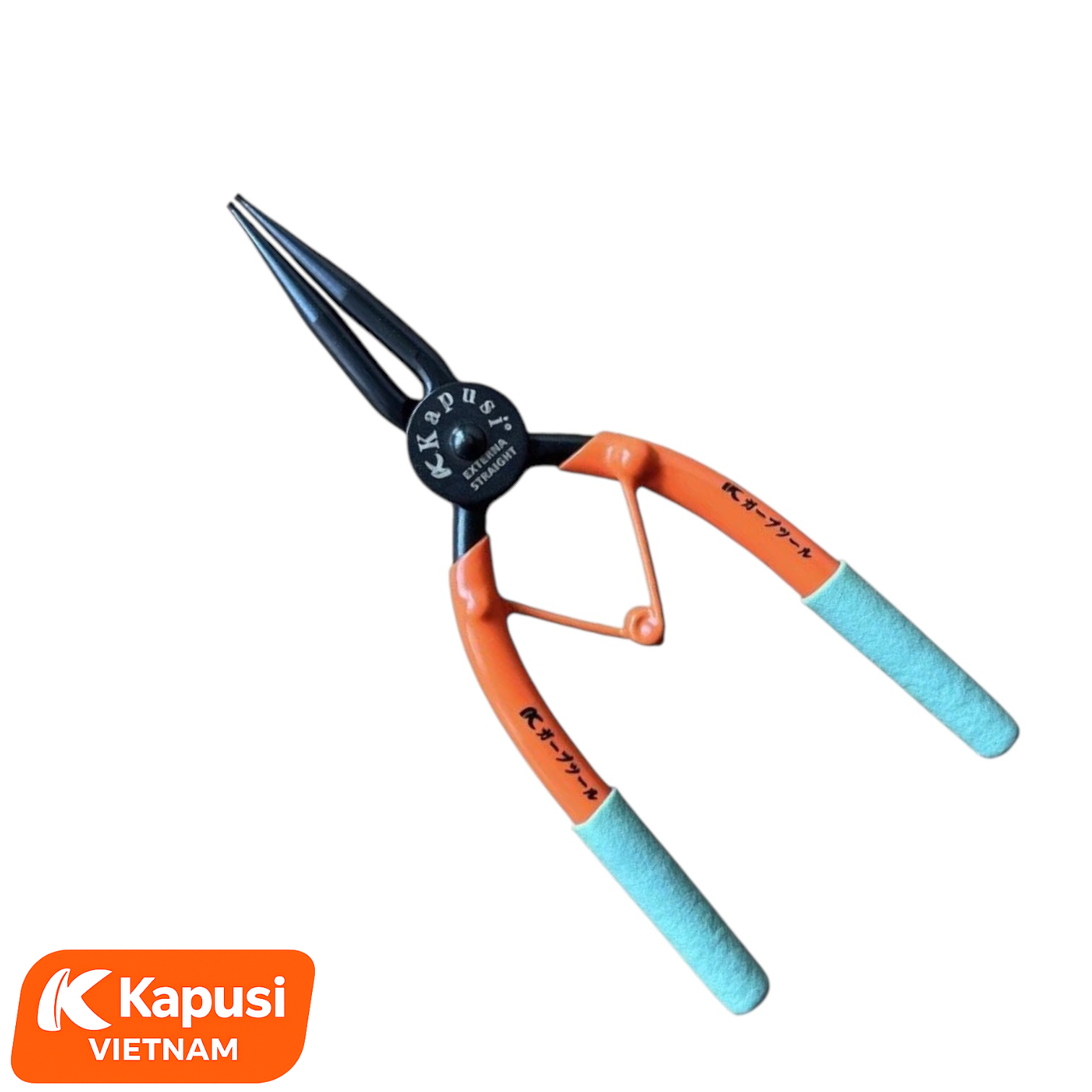 Kìm Mở Phe Xám 7 Inch KAPUSI Cao Cấp - Đủ 4 Mẫu Thẳng Cong Ra Vào K-8360 K-8361 K-8362 K-8363 Thép C45, BH 12 tháng