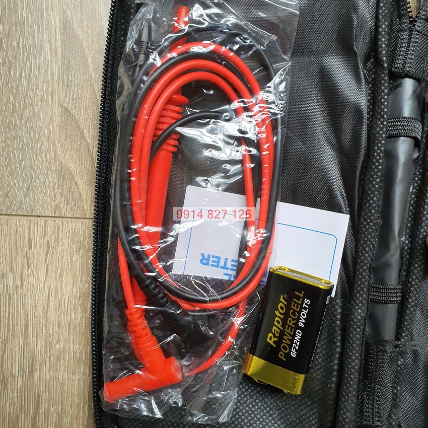 Ampe kềm đo điện hãng Kapusi K-9187 có tặng kèm bút thử điện Kapusi (Kẹp dòng đo điện)