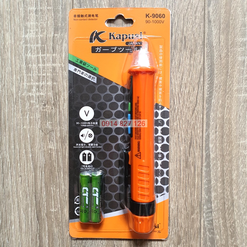 Bút dò điện, dò đây đứt ngầm, đo thông mạch hãng KAPUSI K-9058 và K-9060 , Bảo hành 12 tháng (tặng kèm pin diy-vietnam