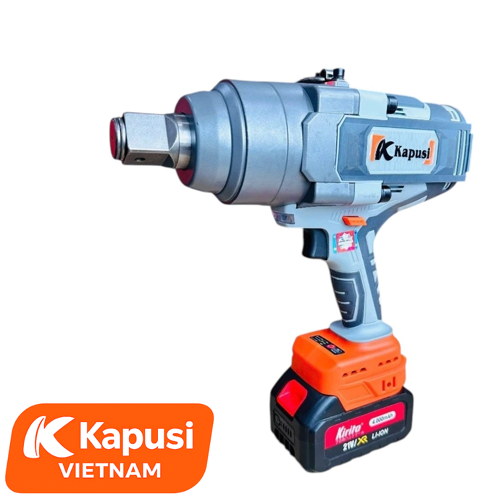 Máy Bắn Ốc Pin Kapusi K6896 Đầu 3/4 Inch 3300N.m - Động Cơ Không Chổi Than Brushless Lực Siết Mạnh Chính Hãng, BH 12T