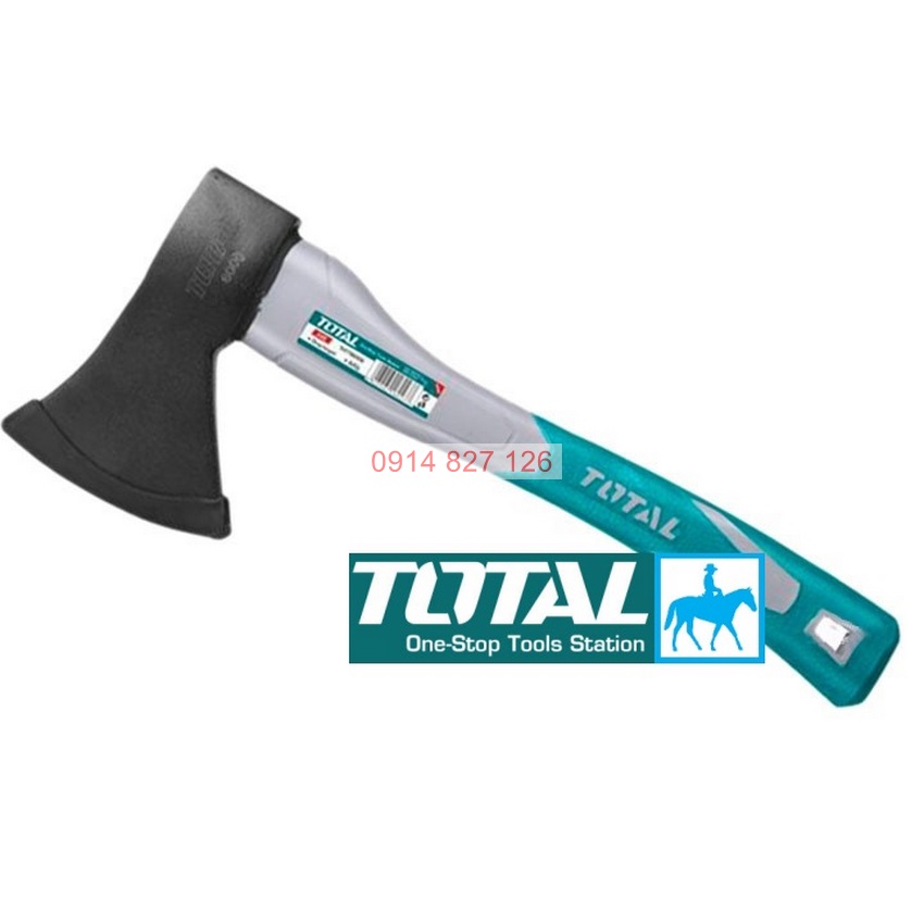 Rìu cán nhựa Total THT786006 búa rìu TOTAL đầu nặng 600g