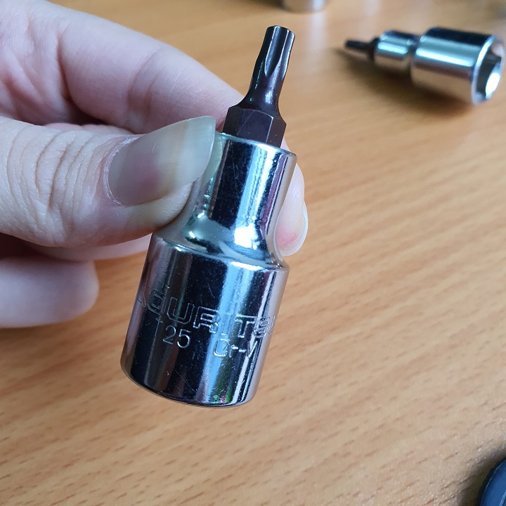 Tuýp đầu sao 6 cánh Nhật Bản hãng Kouritsu 1/2 thép CRV các cỡ từ T20-T60