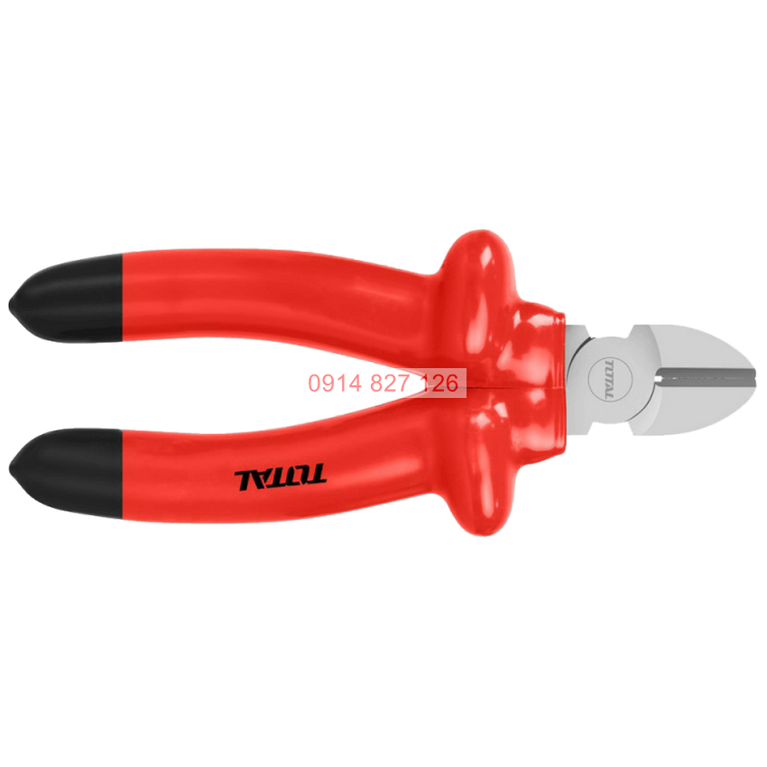 Kìm cắt cách điện 1000V TOTAL THTIP261 6inch kềm cắt cách điện thép C-rV siêu bền cứng