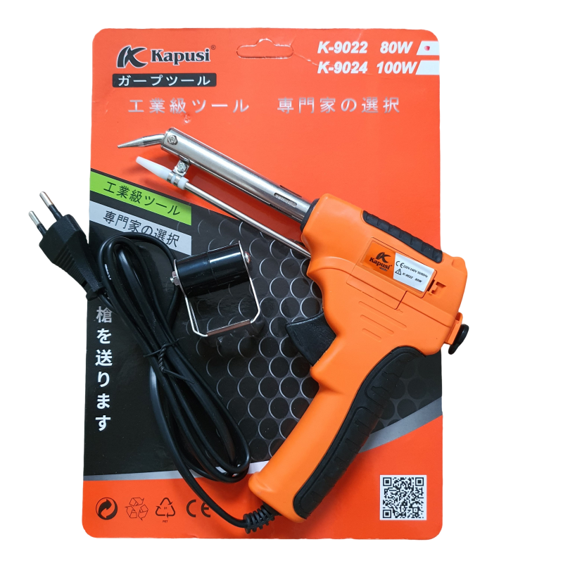 Mỏ hàn tự động đẩy thiếc hãng KAPUSI 80w-100w K-9022 K-9024, hợp kim thép cao cấp