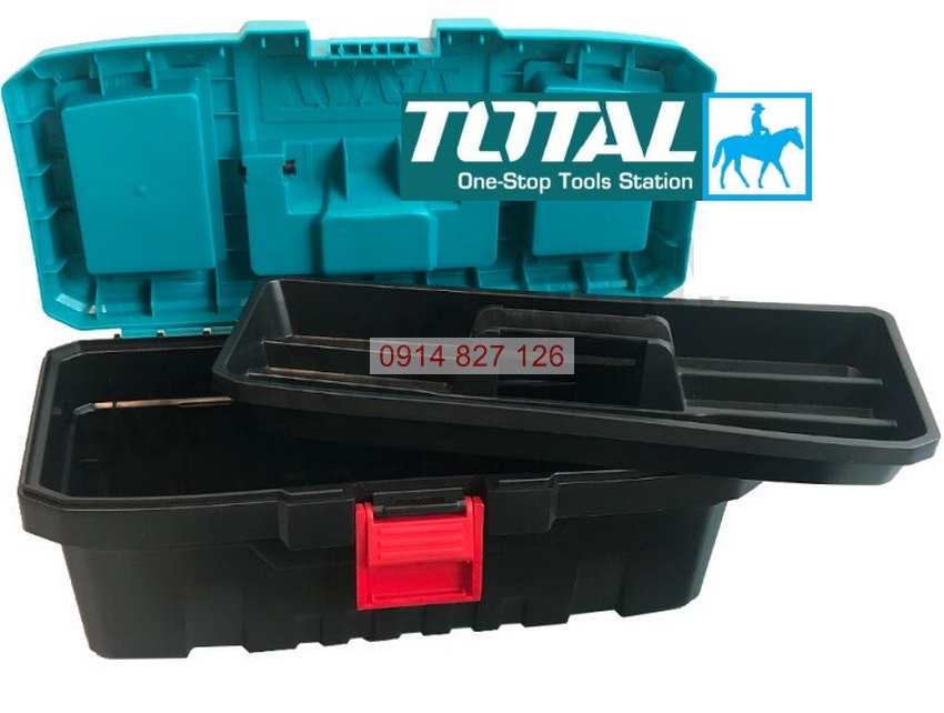 Hộp đựng đồ nghề TOTAL TPBX0141 hộp dụng cụ khóa nhựa tủ chất liệu nhựa PP