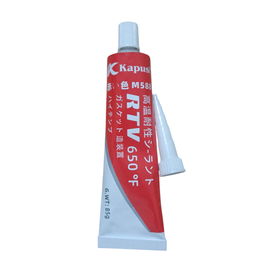 Keo Dán Kapusi M588- RON ĐỎ và M583 RON XÁM 85G chịu nhiệt độ cao lên tới 650°F (343°C), ngăn chặn rò rỉ