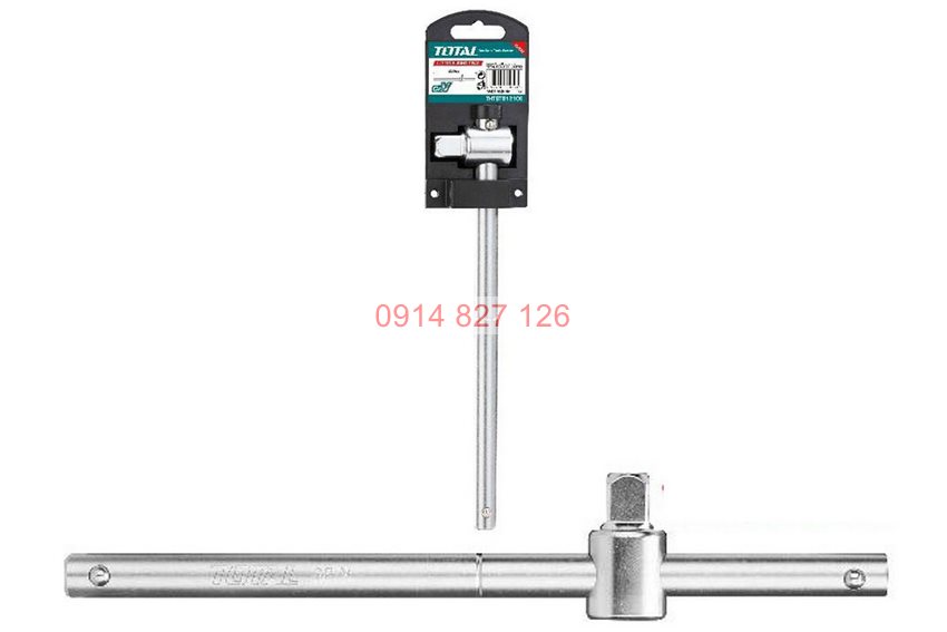 Cần siết trượt chữ T 1/2 inch TOTAL THTSTB12106 dài 250mm, thép CR-V chịu lực