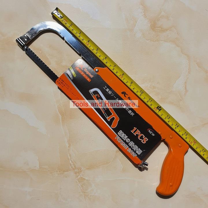 Khung cưa sắt Kapusi Japan kích thước 300mm cầm tay cao cấp, bảo hành 12 tháng, tặng kèm 1 lưỡi thay thế