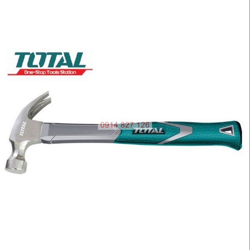 Búa đóng nhổ đinh TOTAL 220g 450g búa cầm tay mini chất liệu thép cr-v siêu cứng