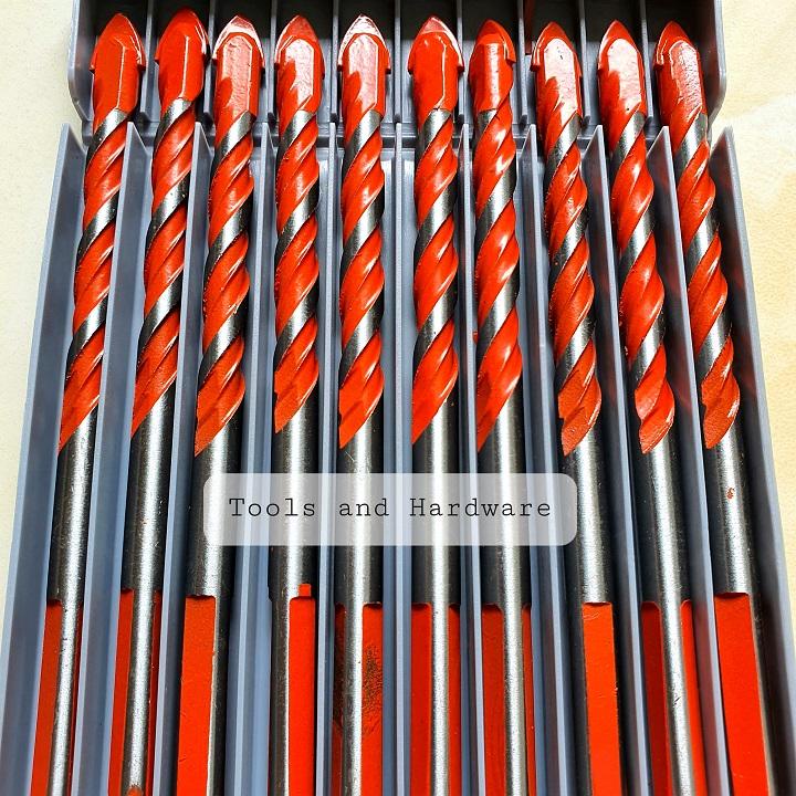 [FreeShip] Hộp 10 Mũi khoan đa năng hãng Kapusi Nhật Bản phi 8mm, có tem chống hàng giả, phù hợp nhiều chất liệu