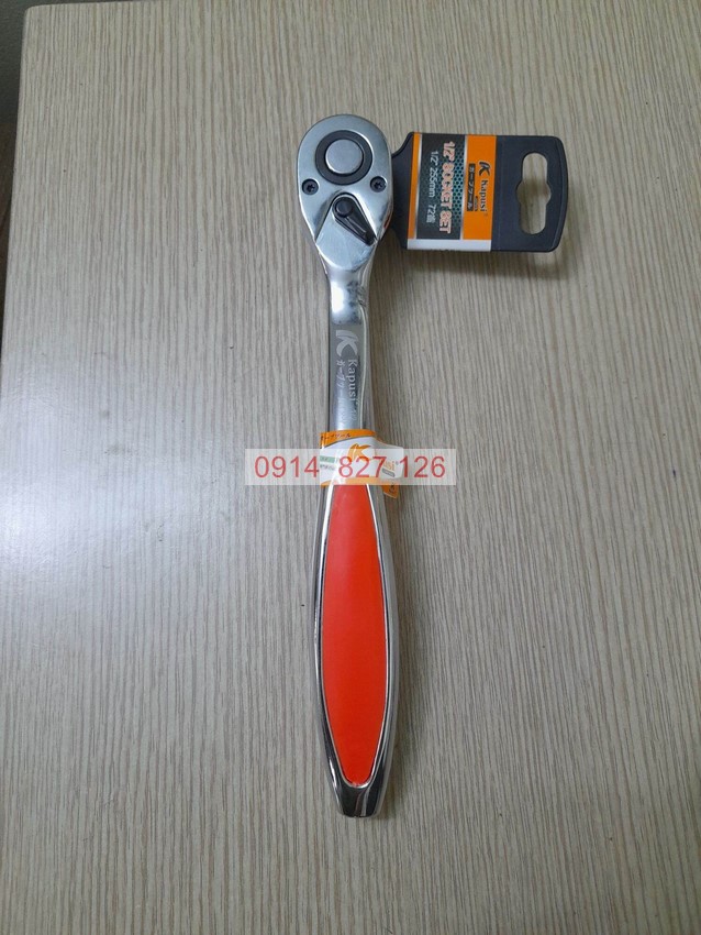 Cần siết mở ốc 1/2 inch tự động K-7866 KAPUSI, thép mạ crom chống bị gỉ và oxy hoá