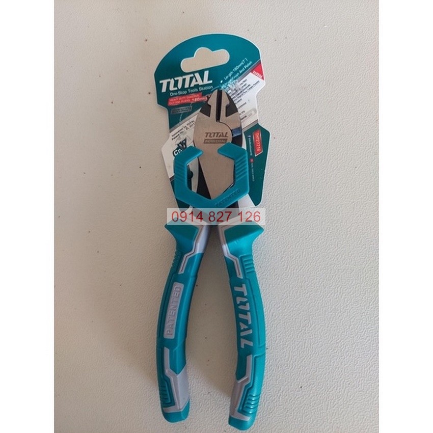 Kìm cắt TOTAL THT27716 7 inch, hợp kim cao cấp chống gỉ sét, cách điện lên đến 1000V