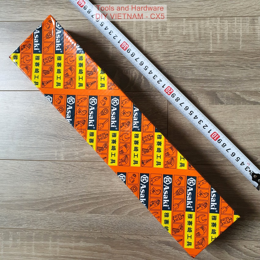 Bộ cờ lê 2 đầu mở hãng Asaki cao cấp, gồm 10 chi tiết từ 6x7 đên 30x32mm