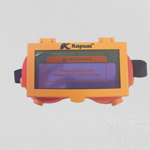 Kính Hàn Điện Tử Kapusi K-2034 chất liệu cao cấp bảo vệ an toàn cho đôi mắt, sử dụng pin năng lượng ánh sáng