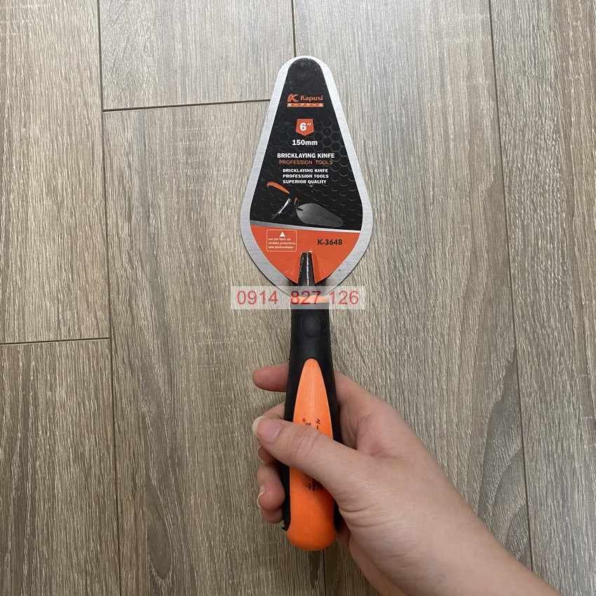 Bay lát gạch đầu tròn 6,7,8 inch Kapusi K-3648, K-3650, K-3652
