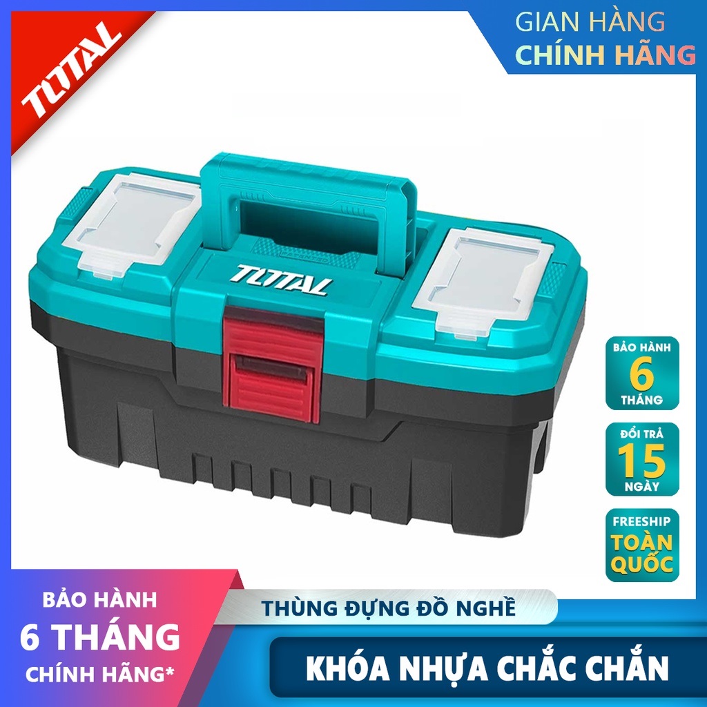 Hộp đựng đồ nghề TOTAL TPBX0141 hộp dụng cụ khóa nhựa tủ chất liệu nhựa PP